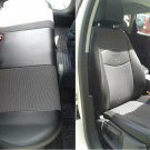 SEAT LEON 2011-.... MIX LEATHERETTE & SYNTHETIC FRONT REAR CUSTOM GRAY BLACK CAR SEAT COVERS