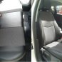 SEAT LEON 2011-.... MIX LEATHERETTE & SYNTHETIC FRONT REAR CUSTOM GRAY BLACK CAR SEAT COVERS