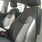 SEAT LEON 2011-.... MIX LEATHERETTE & SYNTHETIC FRONT REAR CUSTOM GRAY BLACK CAR SEAT COVERS