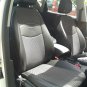 SEAT LEON 2011-.... MIX LEATHERETTE & SYNTHETIC FRONT REAR CUSTOM GRAY BLACK CAR SEAT COVERS