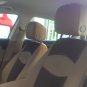 VW PASSAT 2010-2014 MIX LEATHERETTE & SYNTHETIC FRONT REAR CUSTOM TAN BLACK CAR SEAT COVERS