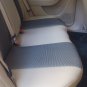 VW PASSAT 2010-2014 MIX LEATHERETTE & SYNTHETIC FRONT REAR CUSTOM TAN BLACK CAR SEAT COVERS