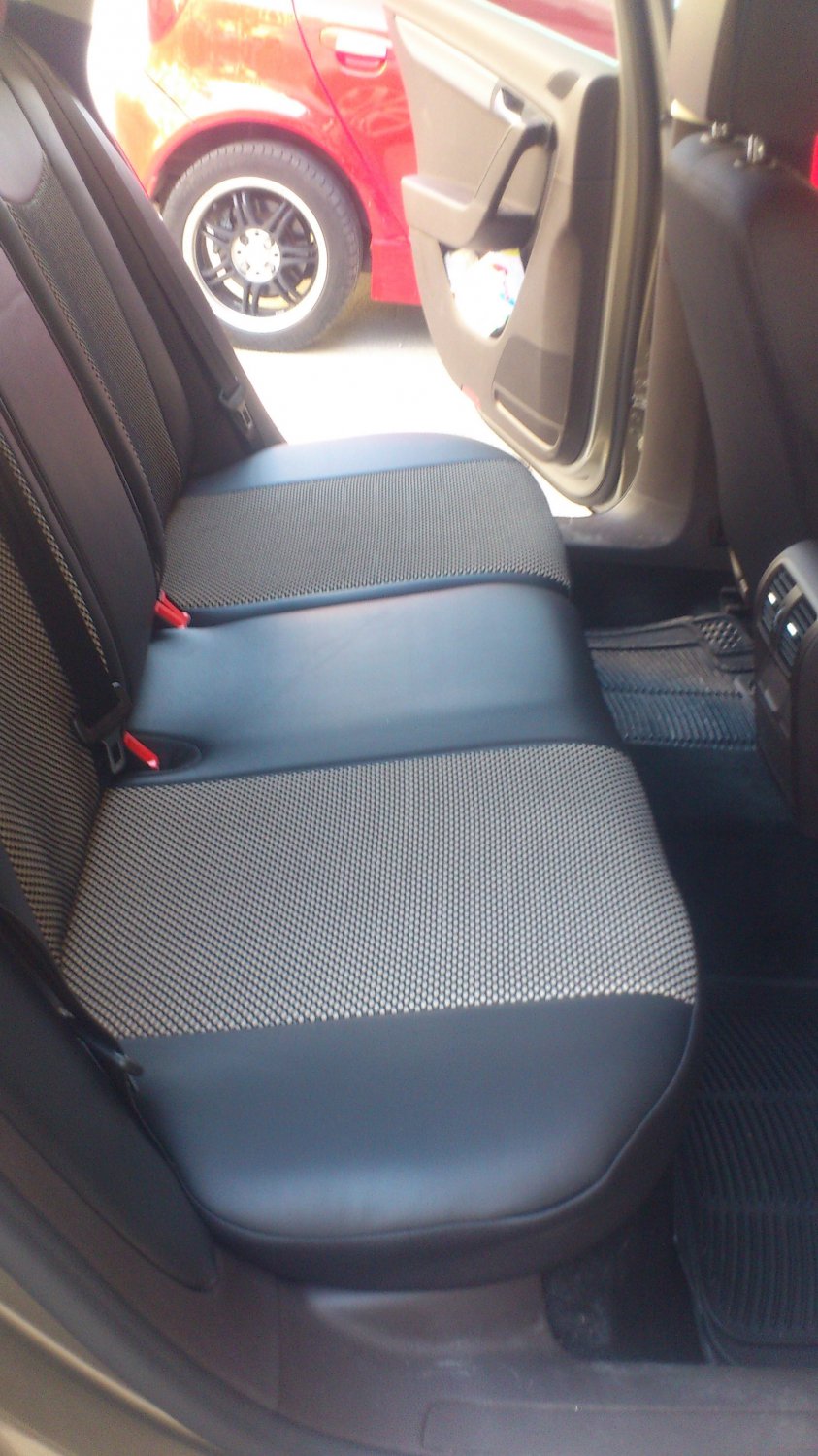 VW PASSAT 20102014 MIX LEATHERETTE & SYNTHETIC FRONT REAR CUSTOM BLACK