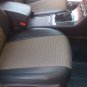 VW PASSAT 2010-2014 MIX LEATHERETTE & SYNTHETIC FRONT REAR CUSTOM BLACK TAN CAR SEAT COVERS