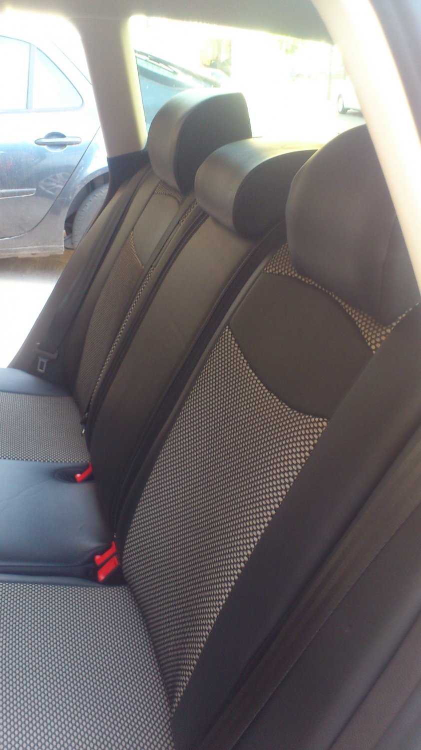 VW PASSAT 20102014 MIX LEATHERETTE & SYNTHETIC FRONT REAR CUSTOM BLACK