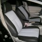 Honda Insight 2009-2014 FRONT AND REAR LEATHERETTE CUSTOM GRAY BLACK CAR SEAT COVERS