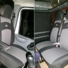 CUSTOM COTTON THREE FRONT CAR SEAT COVERS (Fits FORD TRANSIT 2002-2008)
