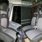 CUSTOM COTTON THREE FRONT CAR SEAT COVERS (Fits FORD TRANSIT 2002-2008)