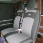 CUSTOM COTTON THREE FRONT CAR SEAT COVERS (Fits FORD TRANSIT 2002-2008)