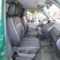 LEATHERETTE & L.CARBON FIBER TWO CUSTOM CAR SEAT COVERS (Fits MERCEDES VITO 1996-2003)