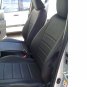 TOYOTA YARIS 2011-... 5 DOORS FRONT AND REAR LEATHERETTE CUSTOM BLACK CAR SEAT COVERS