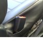 TOYOTA YARIS 2011-... 5 DOORS FRONT AND REAR LEATHERETTE CUSTOM BLACK CAR SEAT COVERS