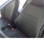TOYOTA YARIS 2011-... 5 DOORS FRONT AND REAR LEATHERETTE CUSTOM BLACK CAR SEAT COVERS