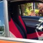 Fits SMART FORTWO 1998-2007 450 TWO FRONT CUSTOM SYNTHETIC AND VELOUR CAR SEAT COVERS