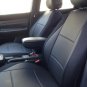 MIX L. CARBON FIBER & SYNTHETIC TWO FRONT BLACK CAR SEAT COVERS fits BMW 3 SERIES F30 2012-.....