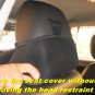 TWO FRONT CUSTOM BLUE/BLACK DIAMOND SYNTHETIC CAR SEAT COVERS (Fits BMW 3 SERIES F30 2012-.....)