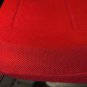 TWO FRONT CUSTOM RED VELOUR & SYNTHETIC CAR SEAT COVERS fits BMW 3 SERIES F30 2012-.....