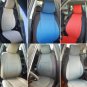 SUBARU XV CROSSTREK MIX LEATHERETTE & SYNTHETIC FRONT REAR CUSTOM BEIGE (TAN) CAR SEAT COVERS