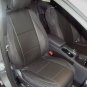 LEATHERETTE (Middle) & SYNTHETIC (Sides) TWO FRONT CAR SEAT COVERS fits FORD RANGER 2012-....,BLACK