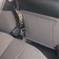 MIX LEATHERETTE & SYNTHETIC TWO FRONT BLACK CAR SEAT COVERS  fits Toyota Hilux 2015&acirc;��...... truck