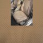 MIX LEATHERETTE & SYNTHETIC TWO FRONT CUSTOM CAR SEAT COVERS (Fits BMW E36 CONVERTIBLE)