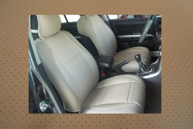 MIX LEATHERETTE & SYNTHETIC TWO FRONT CUSTOM CAR SEAT COVERS (Fits BMW 3 SERIES F30 2012-.....)