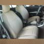 MIX LEATHERETTE & SYNTHETIC TWO FRONT TAN CAR SEAT COVERS (Fits BMW E46 CONVERTIBLE)