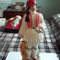 Large Vintage European Greek Whiskey Decanter Soldier Male Sword Urn Figure Art