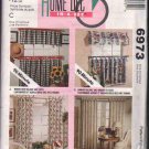 OOP McCall’s 6973 Home Dec In-A-Sec Window Treatments Pattern w/ 4 Options UNCUT/FF OOP McCall’s 6973 Home Dec In-A-Sec Window Treatments Pattern w/ 4 Options UNCUT/FF