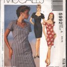 OOP McCall's 5992 Misse's Dresses (Stretch Knit) Sizes 6-8 are still available for use; EUC