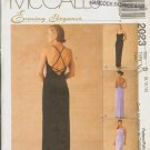 OOP MCCALL'S 2023 MISSES' LINED GOWN SIZES 8-10-12 UNCUT/FF