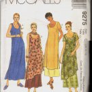 OOP McCalls 9275 Misses' Dress & Scarf Sizes 10-12-14 Uncut/FF