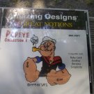 popeye embroidery card