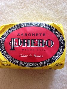 Brazilan Soap PHEBO Odor De Rosas SOAPPHEBO BAR SOAP~from Brazil~new