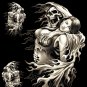 Sticker Decal Reaper Skull Girl Lethal Threat Yamaha R1 R6 Rpad Royal Star Windshield Fairing