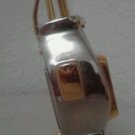 DAD'S GIFT IDEA - TIMEX GOLF BAG WITH CLUBS GOLD & SILVER MINI CLOCK - ZOMBIEZ
