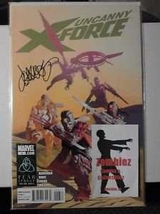 UNCANNY X-FORCE#6! SIGNED BY ARTIST JOHN LUCAS @ DALLAS COMIC CON 13'! - ZOMBIEZ