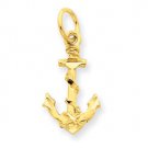 14k Anchor Charm FREE WORLDWIDE SHIPPING! (JC-1025)