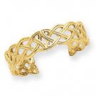14K GOLD!  Celtic Knot Toe Ring FREE S/H (JC027)