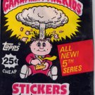 Garbage Pail Kids 5th Series 5 GPK Topps Wax Packs