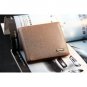 New Men's Leather Wallet Pockets Card Clutch Cente Bifold Purse Very Fashion