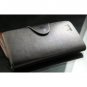 New Men's PU Leather Long Wallet Pockets ID Card Clutch Cente Bifold Purse Black