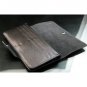 New Men's PU Leather Long Wallet Pockets ID Card Clutch Cente Bifold Purse Black