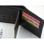 New Black Mens Leather Bifold Wallet/Purse Pockets Credit ID Card Passcase Holder