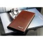 Cowhide wallet male genuine leather wallet Men casual long design check suit bag wallet purse
