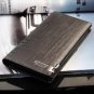 Men Long Black Leather Wallet Pockets Card Clutch Center Bifold Purse