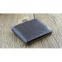 HOT SELLING LEATHER MEN WALLET+BRAND MAN PURSE SHORT STYLE+CREDIT CARD HOLDER Black