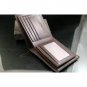 Genuine Leather Men Wallet Short Purse Card Photo ID Credit Coffee Matte Design
