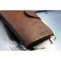 New Men's PU Leather Long Wallet Pockets ID Card Clutch Cente Bifold Purse Balisi Brown