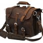WOW Arrogance Vintage Classic Crazy Horse Leather Briefcase Handbag/Backpack/Travel Bag/Laptop Bag